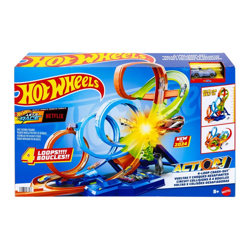 Hot Wheels Action Pista de Brinquedo Voltas e Colisões Desafiadoras Best Buy