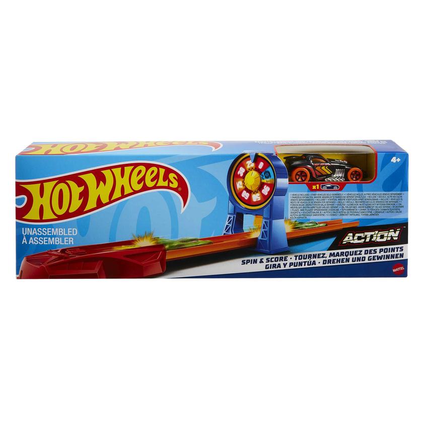 Hot Wheels Action Pista de Juguete Acrobacias Gira y Anota High Quality