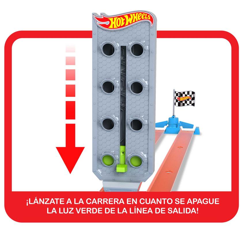 Hot Wheels Action Pista de Juguete Campeonato Recta de Aceleración Best Seller