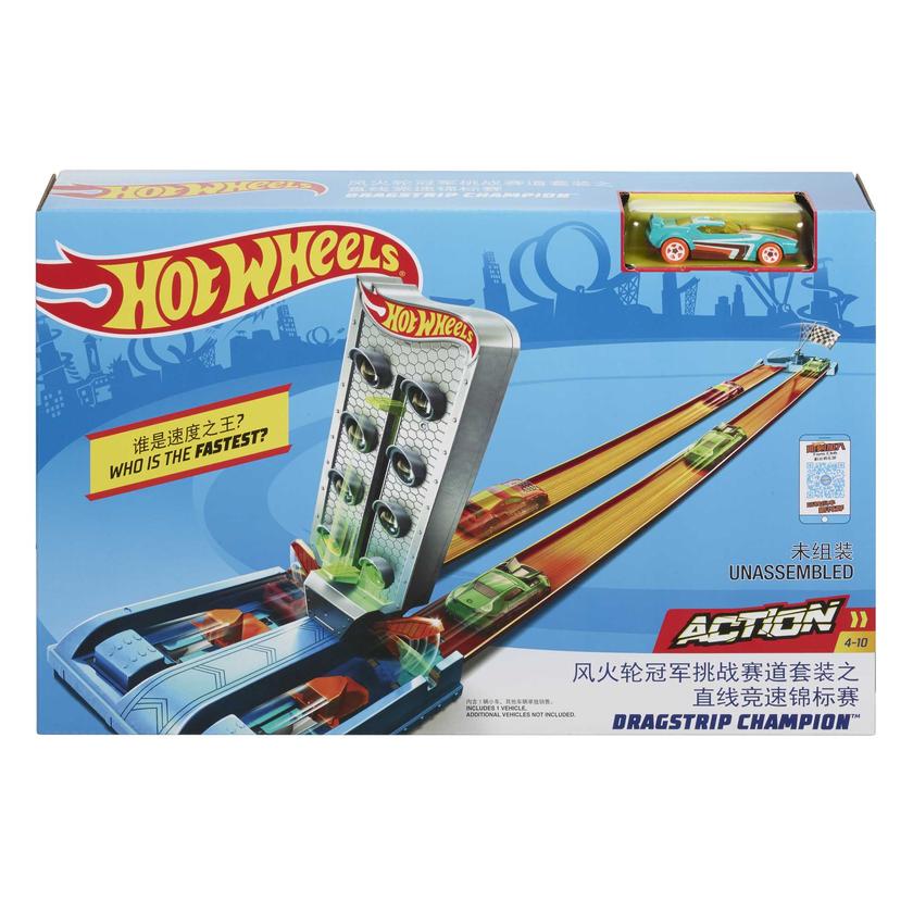 Hot Wheels Action Pista de Juguete Campeonato Recta de Aceleración Best Seller