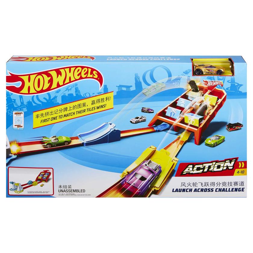 Hot Wheels Action Pista de Juguete Vueltas y Choques Same Day Delivery