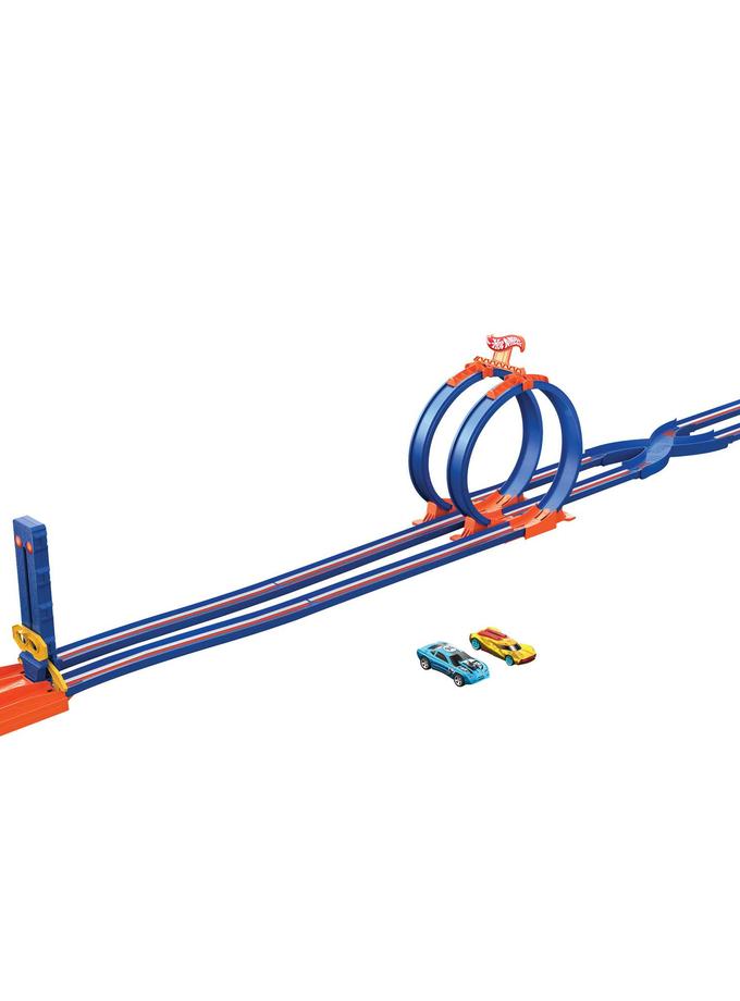 Hot Wheels Action Ultra Hots Wild Drive Drag Race Track Set, Gift For Kids 4 Years & Older For Sale