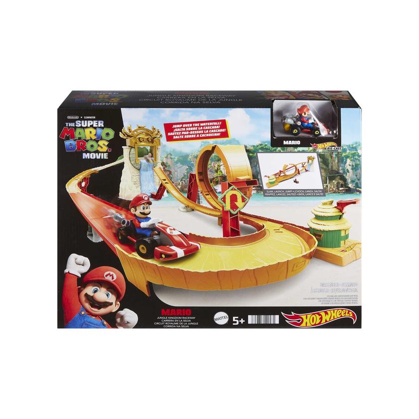 Hot Wheels-Circuit Royaume de La Jungle-Voiture-Super Mario Bros Same Day Delivery