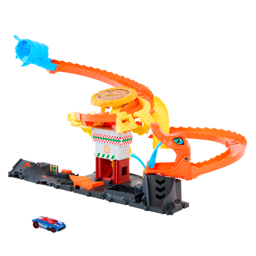 Hot Wheels City Pista de Brinquedo Ataque de Cobra vs Pizzaria On Sale