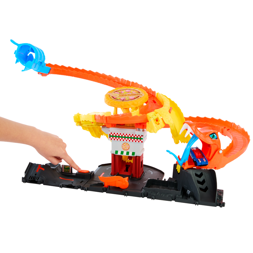 Hot Wheels City Pista de Brinquedo Ataque de Cobra vs Pizzaria On Sale