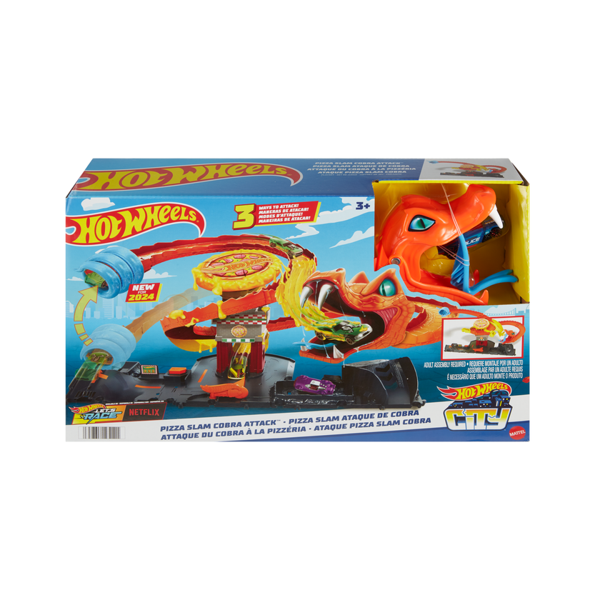 Hot Wheels City Pista de Brinquedo Ataque de Cobra vs Pizzaria On Sale