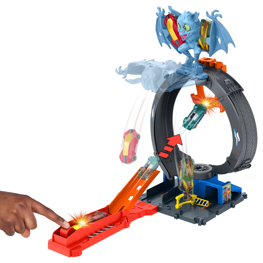 Hot Wheels City Pista de Brinquedo Ataque do Morcego High Quality