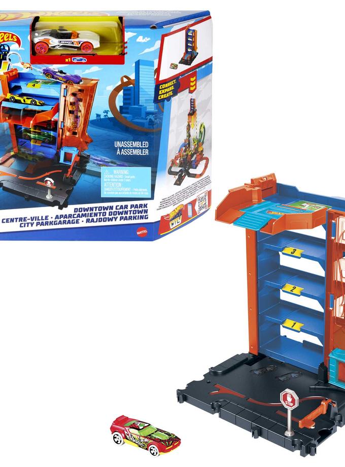 Hot Wheels City Pista de Brinquedo Garage Altura Dupla For Sale