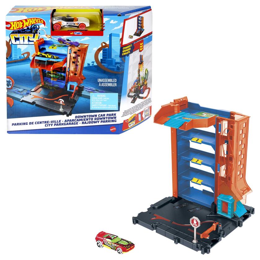 Hot Wheels City Pista de Brinquedo Garage Altura Dupla For Sale