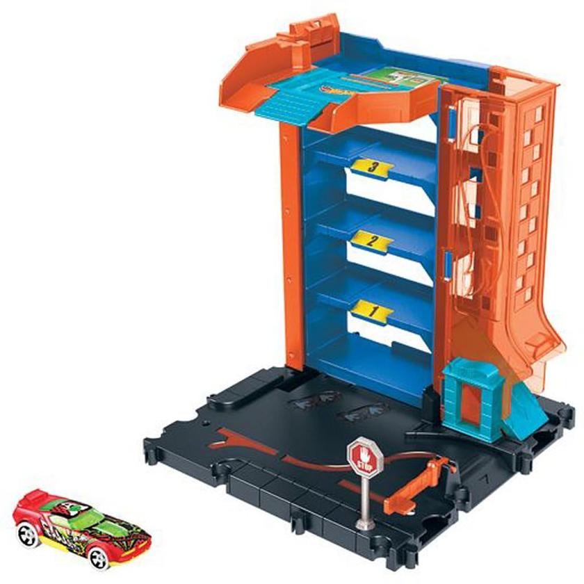 Hot Wheels City Pista de Brinquedo Garage Altura Dupla For Sale