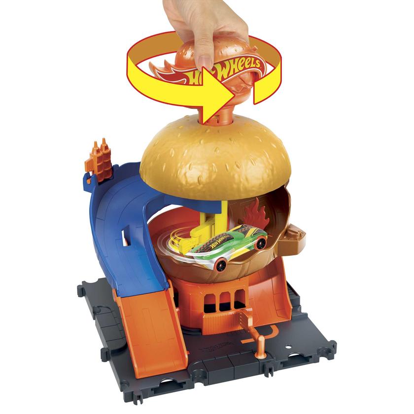 Hot Wheels City Pista de Brinquedo Hamburgueria Same Day Delivery