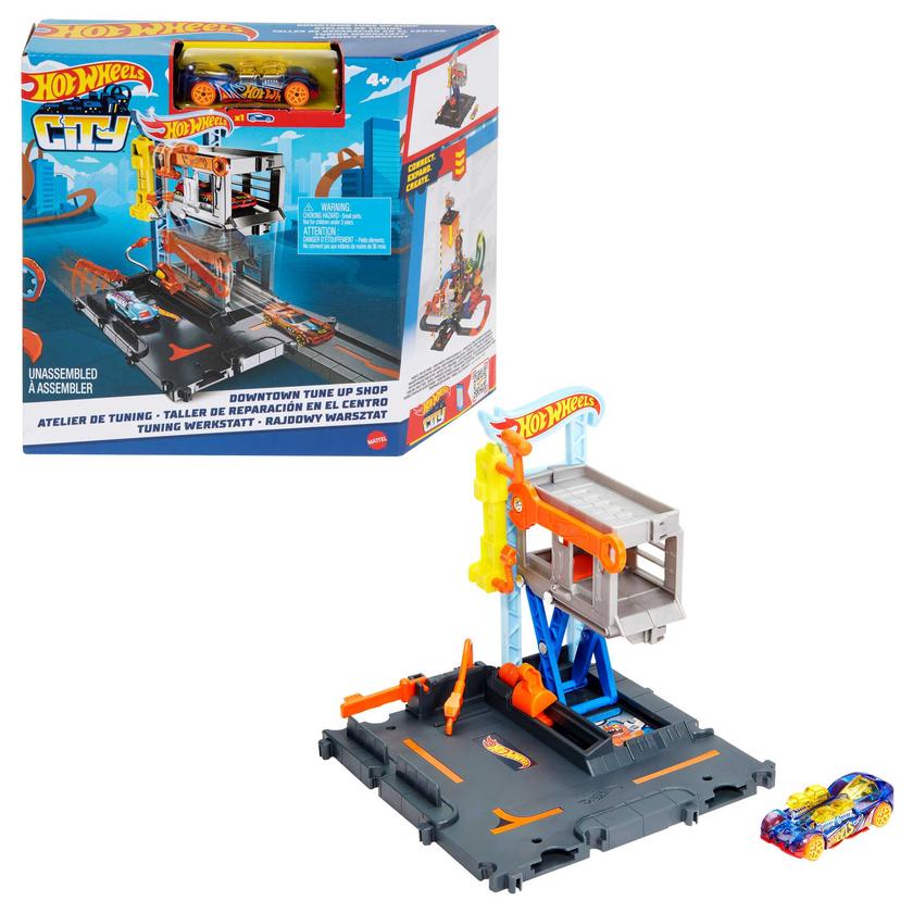 Hot Wheels City Pista de Brinquedo Oficina de Reparações New Arrival