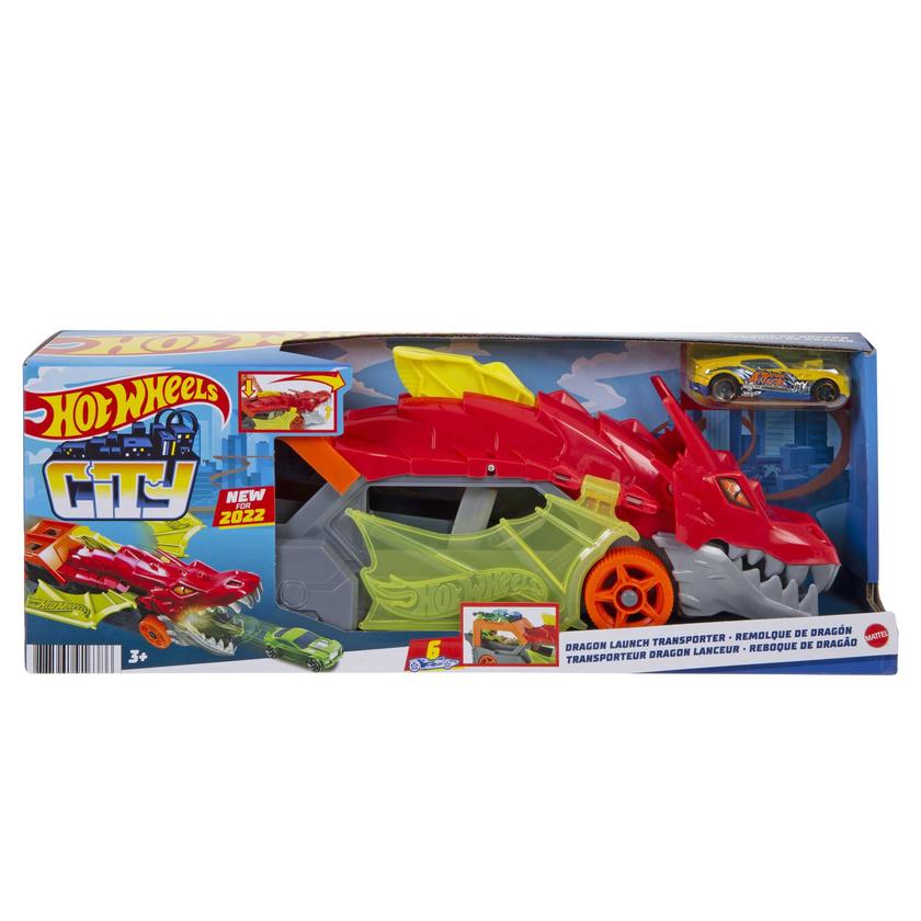 Hot Wheels City Pista de Brinquedo Reboque de Dragão On Sale