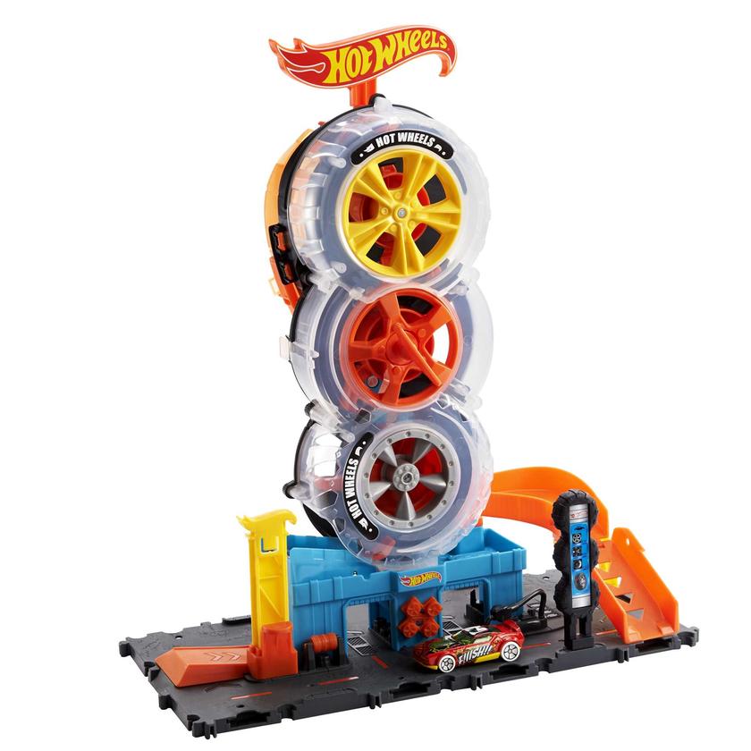 Hot Wheels City Pista de Brinquedo Super Loja de pneus On Sale