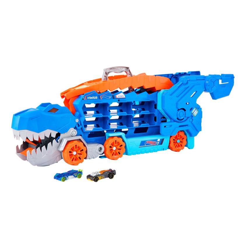 Hot Wheels City Pista de Brinquedo Super Reboque de T-Rex Same Day Delivery