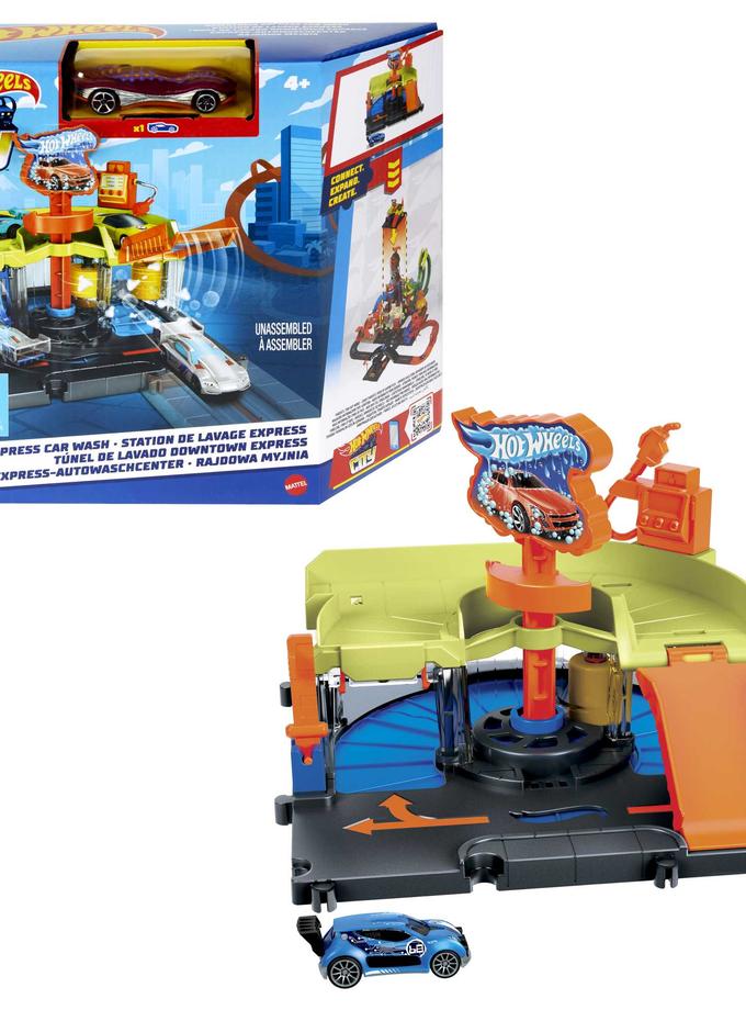 Hot Wheels City Pista de Juguete Autolavado de la Ciudad New Arrival