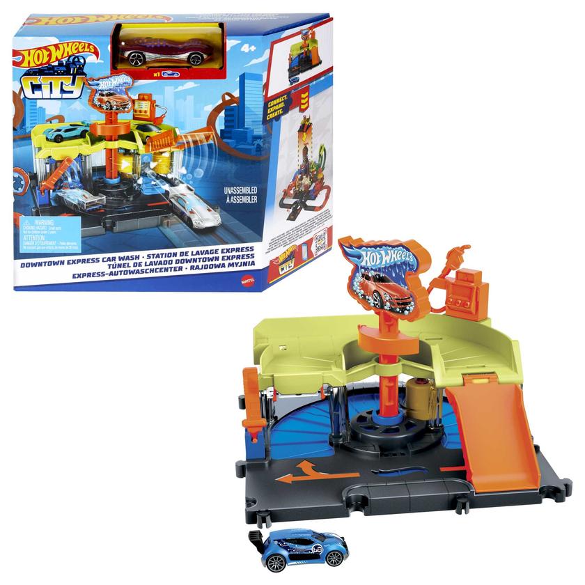 Hot Wheels City Pista de Juguete Autolavado de la Ciudad New Arrival