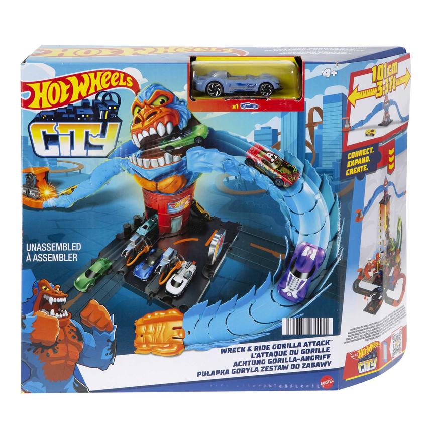 Hot Wheels City Pista de Juguete Némesis Gorila High Quality