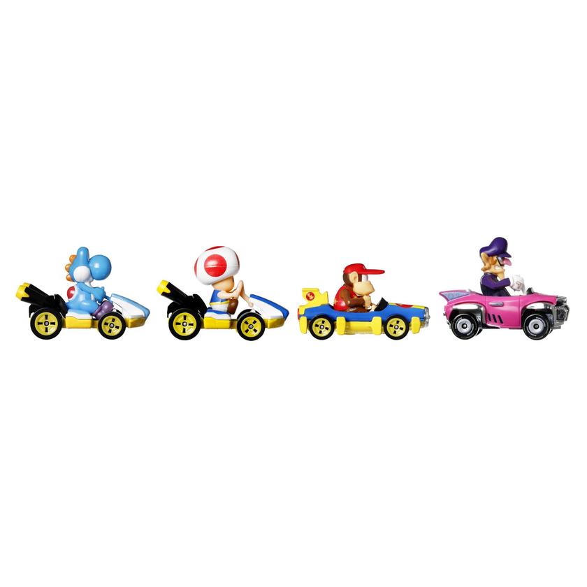 Hot Wheels Coffret de 4 Véhicules Mario Kart High Quality