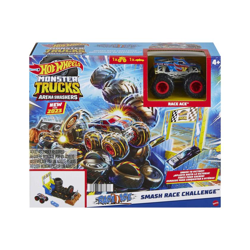 Hot Wheels-Coffret Monster Trucks Arena Smashers Défi Carambolage Same Day Delivery