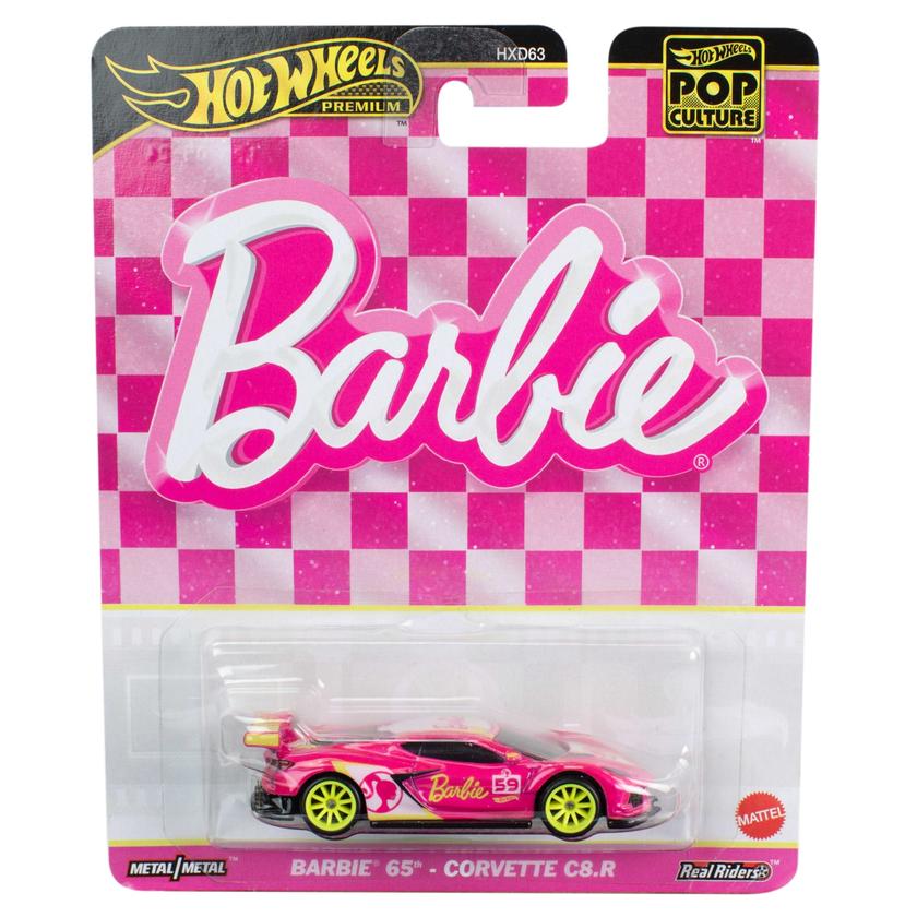 Hot Wheels Collector Veículo de Brinquedo Corvette de Barbie 65 Aniversário On Sale