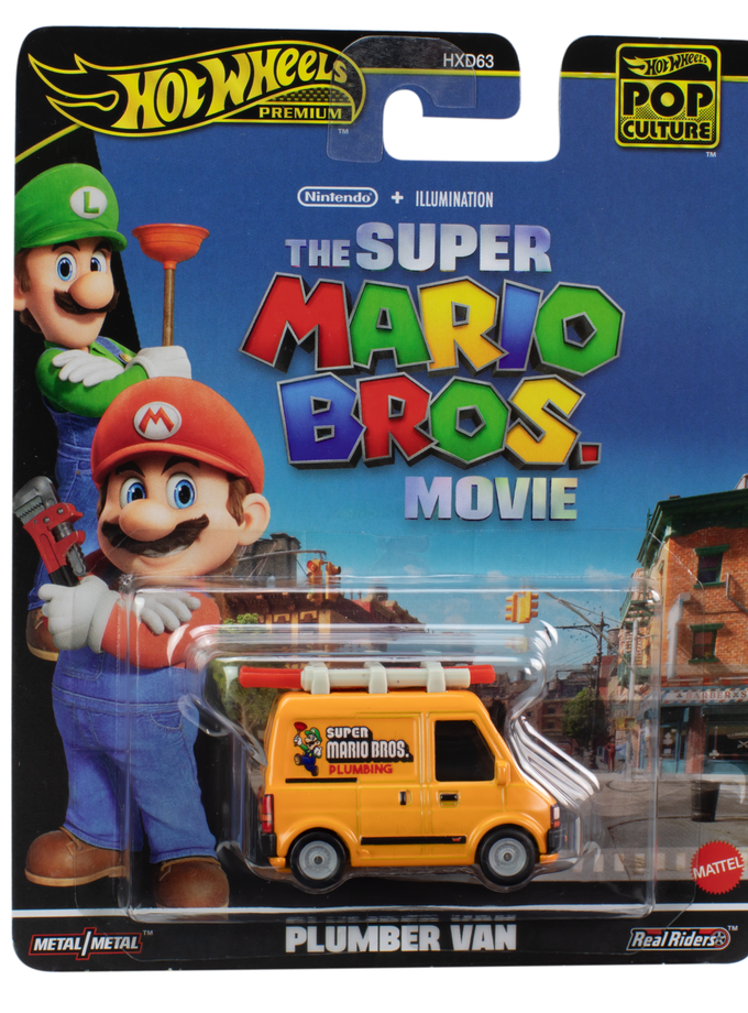 Hot Wheels Collector Veículo de Brinquedo Mario o Filme Van de Encanador Free shipping