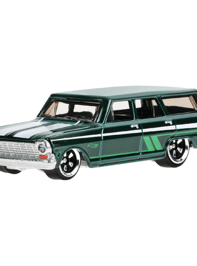 Hot Wheels Collector Vehículo de Colección 64 Chevy Nova Wagon Same Day Delivery