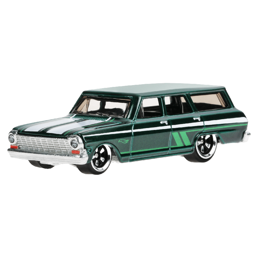 Hot Wheels Collector Vehículo de Colección 64 Chevy Nova Wagon Same Day Delivery