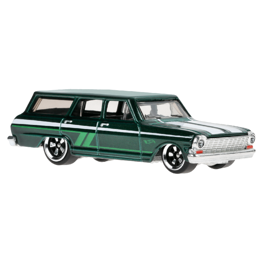 Hot Wheels Collector Vehículo de Colección 64 Chevy Nova Wagon Same Day Delivery