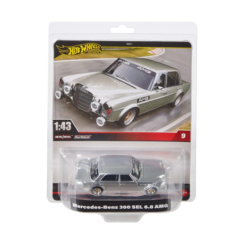 Hot Wheels Collector Vehículo de Colección Auto Premium Escala 1:43 Mercedes 300 SEL AMG New Arrival