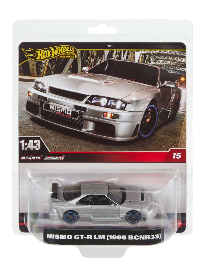 Hot Wheels Collector Vehículo de Colección Auto Premium Escala 1:43 Nissan Skyline GRT R33 LM High Quality