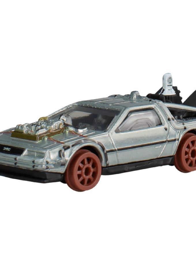 Hot Wheels Collector Vehículo de Colección BTTF Máquina del Tiempo Versión 50´s High Quality