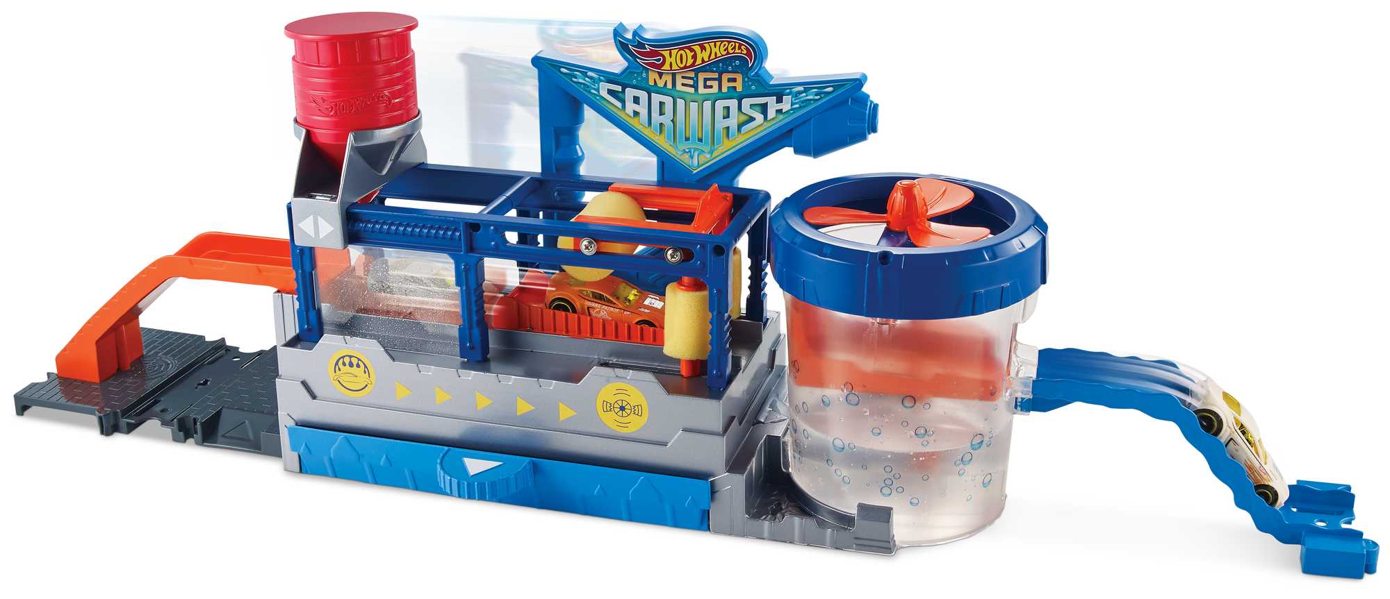 Hot Wheels Color Change MEGA Car Wash And Cars And Conveyer Belt Track Vehichle Playset Best Buy