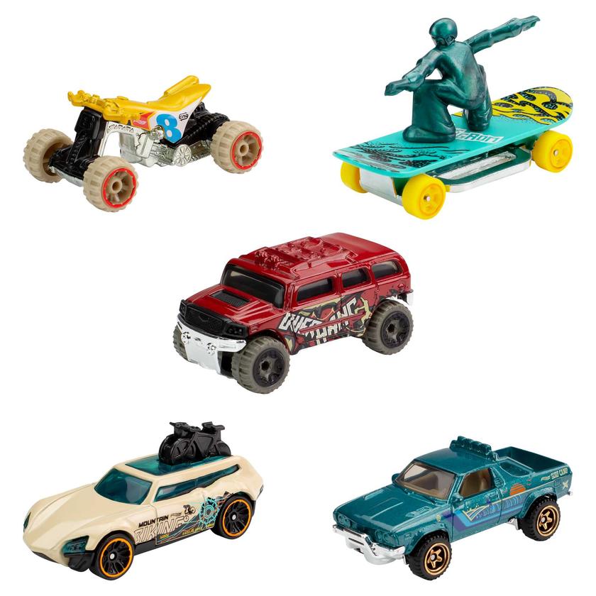 Hot Wheels Die Cast Basics Vehículo de Juguete Paquete de 5 Autos Best Buy