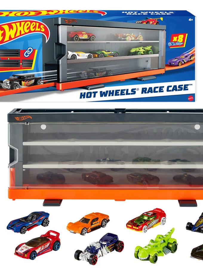 Hot Wheels Interactive Display Case With 8 Cars For Kids 4 Years & Older On Sale