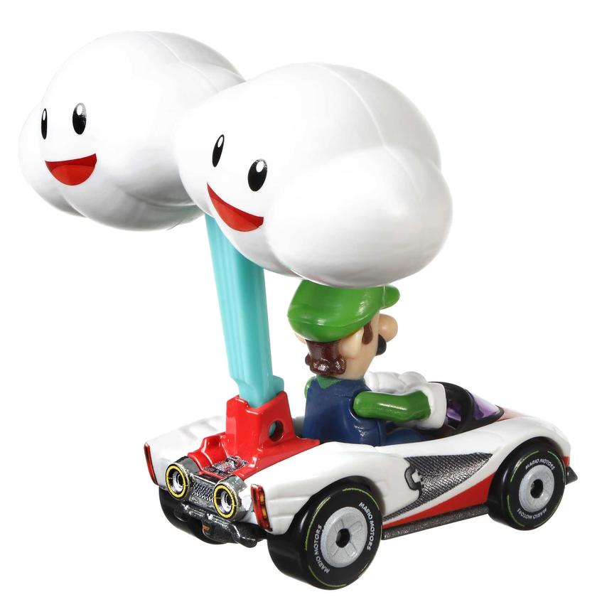 Hot Wheels®  Mario Kart™ Luigi P-Wing et Planeur nuages High Quality