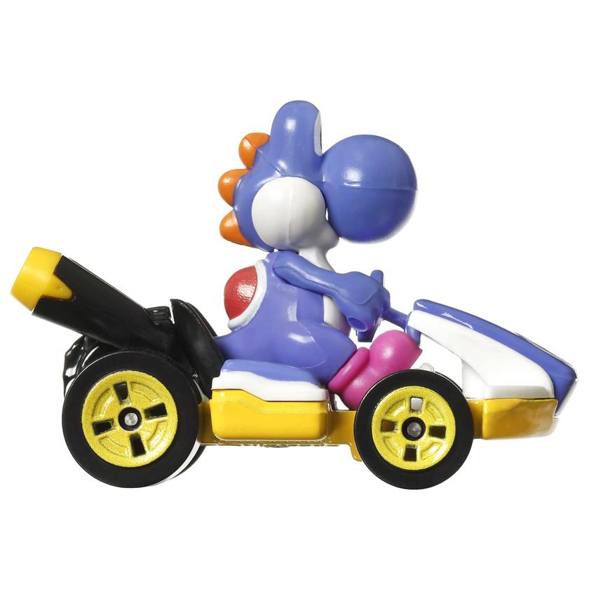 Hot Wheels Mario Kart Veículo de Brinquedo Yoshi Standard Kart Azul Escuro High Quality