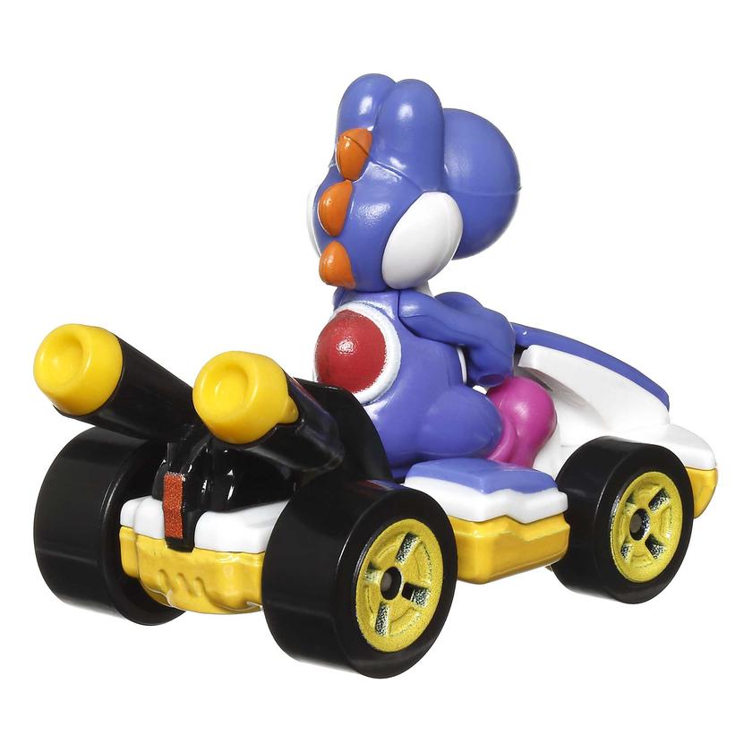 Hot Wheels Mario Kart Veículo de Brinquedo Yoshi Standard Kart Azul Escuro High Quality