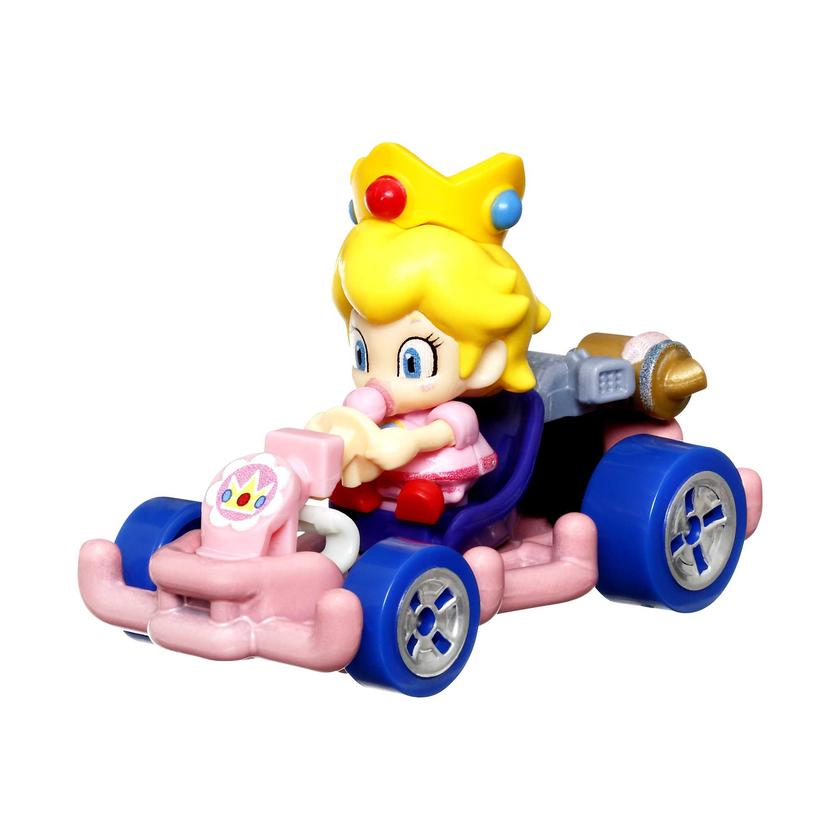 Hot Wheels Mario Kart Vehículo de Juguete Baby Peach Pipe Frame High Quality