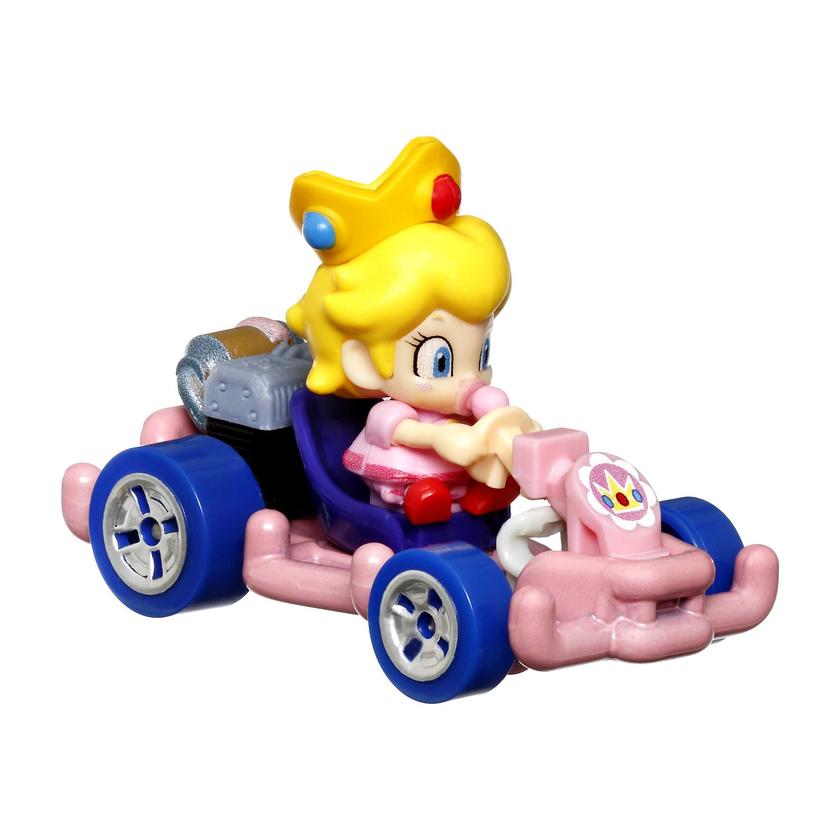 Hot Wheels Mario Kart Vehículo de Juguete Baby Peach Pipe Frame High Quality