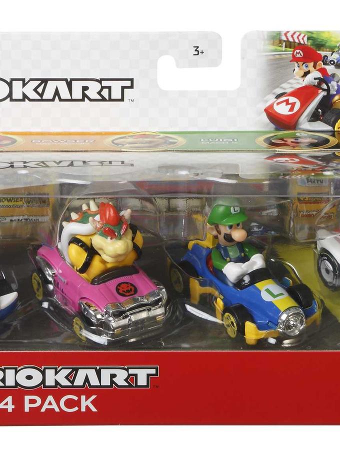 Hot Wheels Mario Kart Vehículo de Juguete Paquete de 4 autos Best Buy