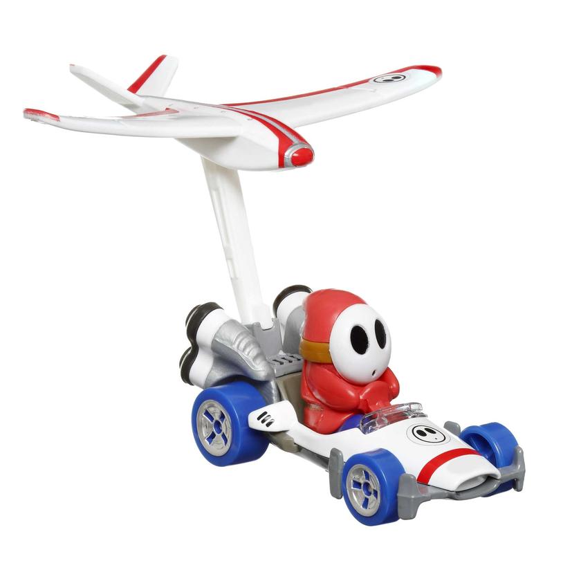 Hot Wheels Mario Kart Vehículo de Juguete Shy Guy B Dasher con Plane Glider Best Buy