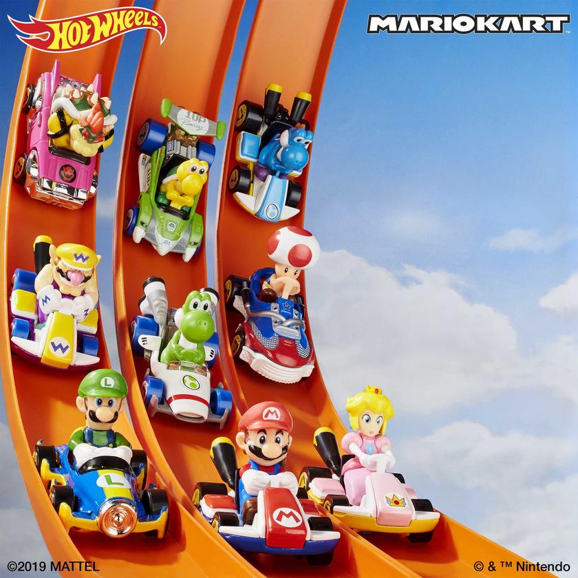 Hot Wheels Mario Kart Vehículo de Juguete Toad Sneeker Best Price