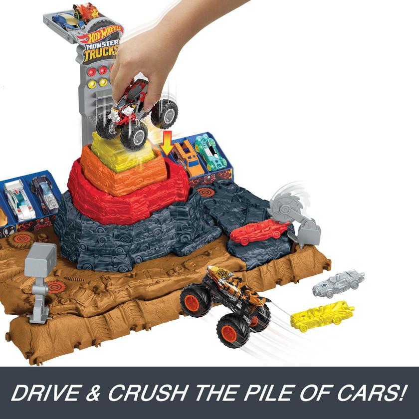 Hot Wheels® Monster Trucks Arena Smashers™ Bone Shaker™ Ultimate Crush Yard™ High Quality