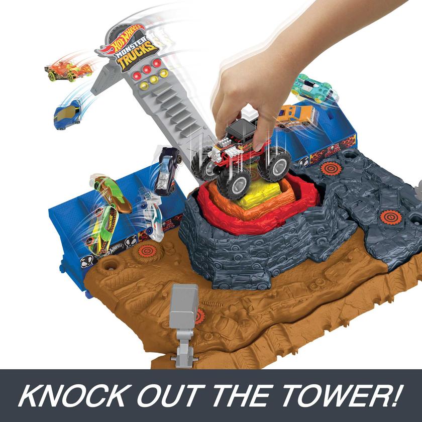 Hot Wheels® Monster Trucks Arena Smashers™ Bone Shaker™ Ultimate Crush Yard™ High Quality