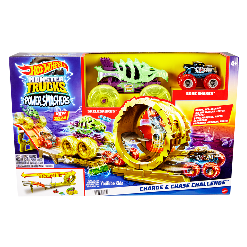 Hot Wheels Monster Trucks-Défi Course Électrifiante-Coffret Best Price