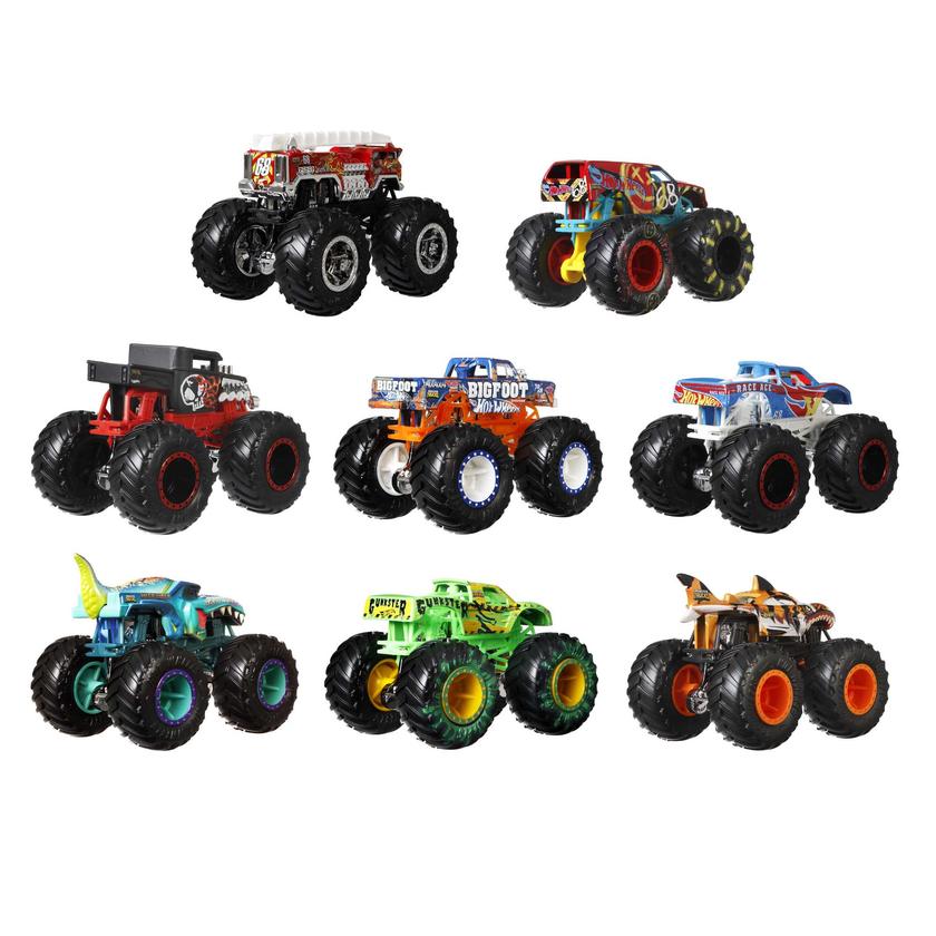 Hot Wheels Monster Trucks Live 8-Pack, Toy Trucks, Gift For Kids 3 Years & Up Free shipping