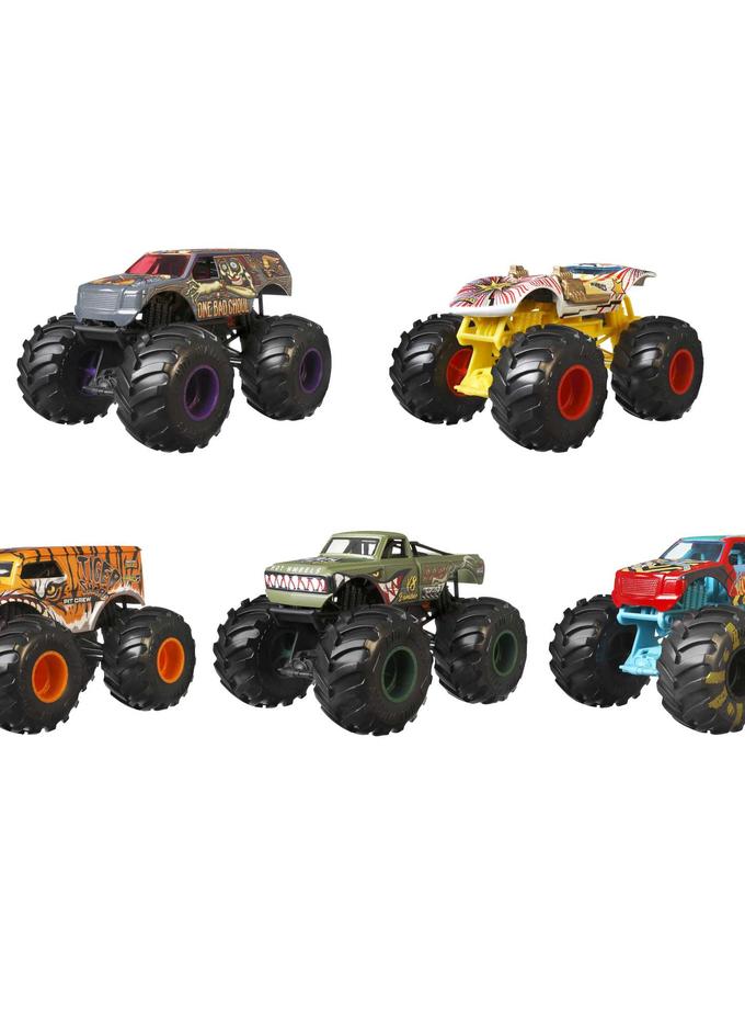 Hot Wheels Monster Trucks, Oversized Monster Truck in 1:24 Scale Same Day Delivery