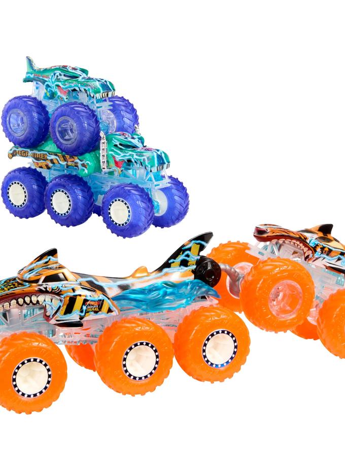 Hot Wheels Monster Trucks Power Smashers Toy Truck & Big Rig Multipack (4 Toy Trucks) Best Price