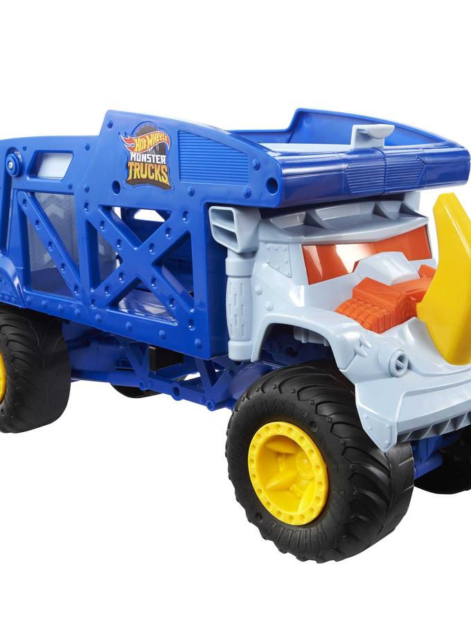 Hot Wheels  Monster Trucks  Rhino Transporteur Monstre Free shipping